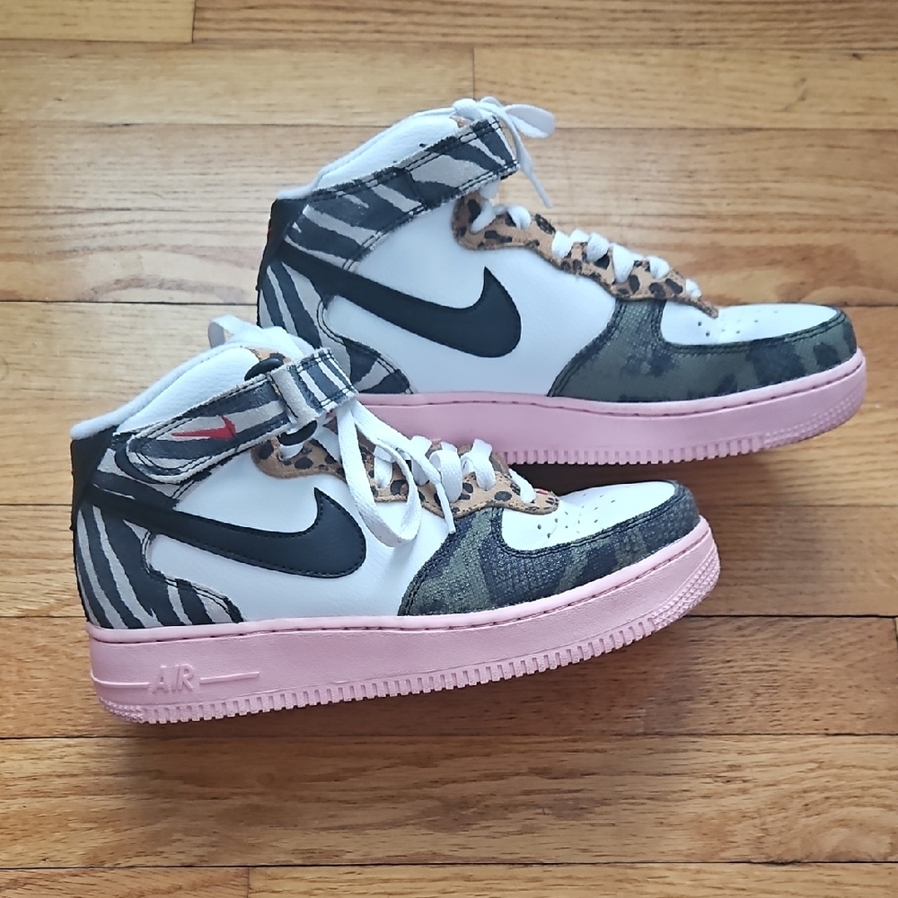 Nike Air Force 1 '07 Mid "Tunnel Walk" Sneakers